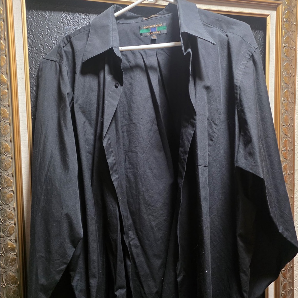 Alexander Julian Classic Black Shirt Jacket